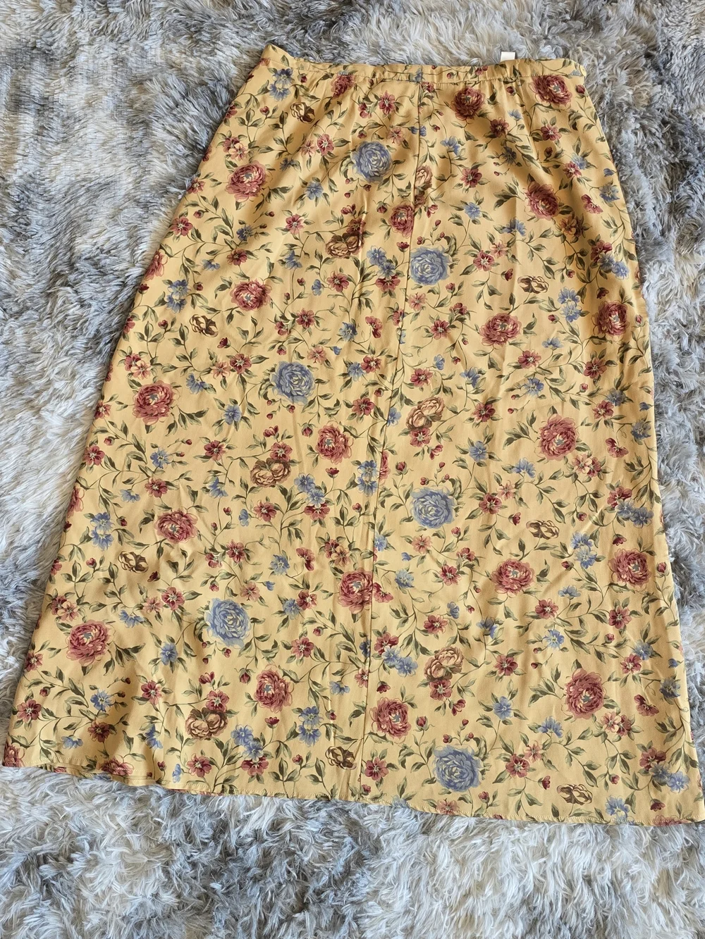Talbots Vintage Floral Midi Skirt Size 12